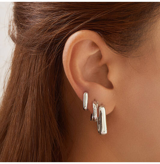  Dusk Divas - Argent / Rhodié - Zircone - 1,5cm